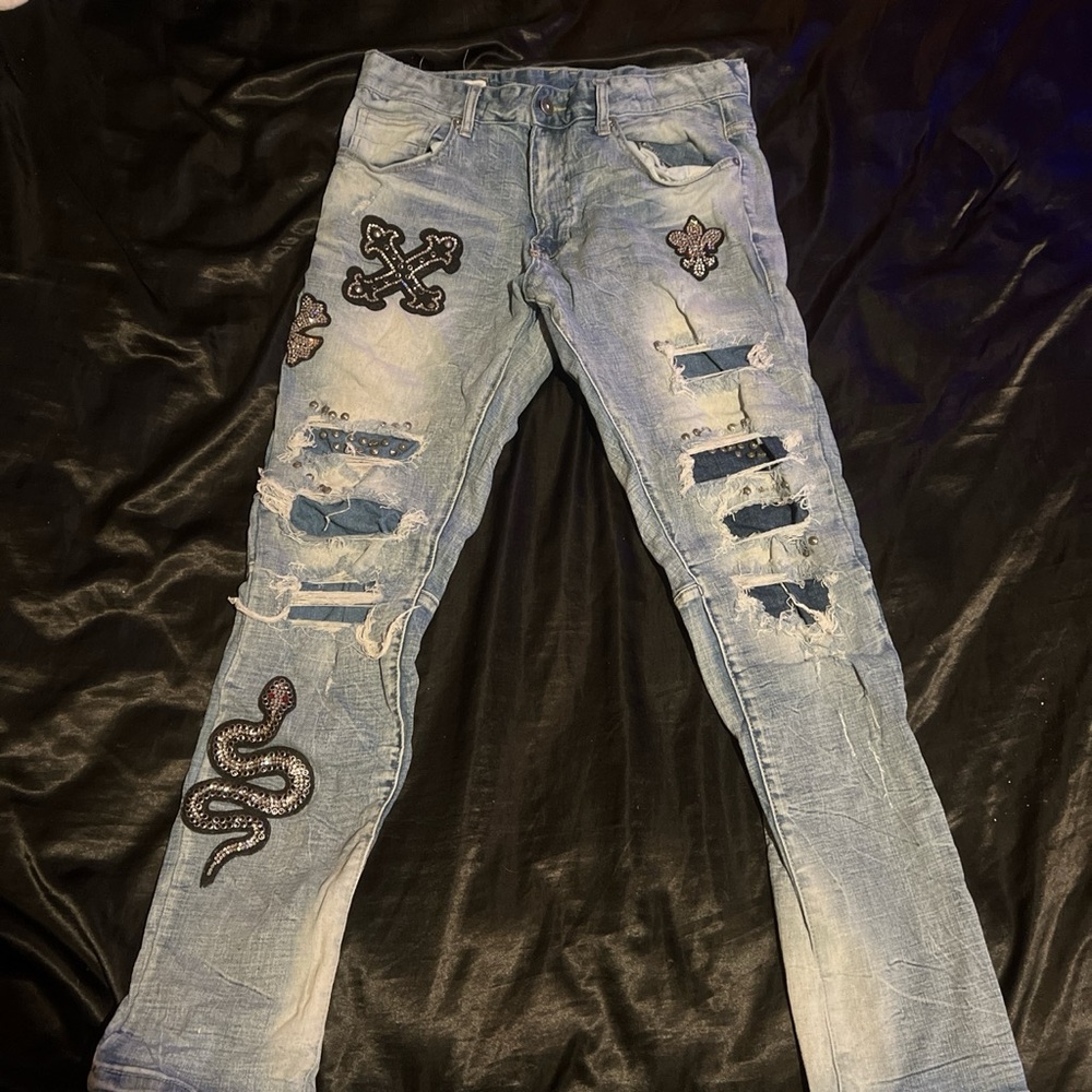 Rhinestone Jeans | Smoke Rise New York